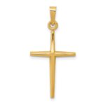 14k Polished Latin Cross Pendant