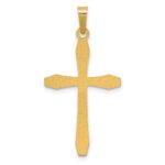 14k Polished Cross Pendant - Image 3