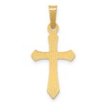 14k Polished Cross Pendant - Image 3