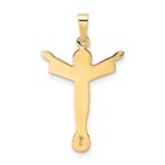 14k Polished Solid Risen Christ Pendant - Image 4
