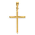 14K Polished Cross Pendant
