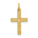 14k Small Cross Charm