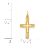 14k Small Cross Charm - Image 3