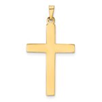 14k Hollow Cross Pendant - Image 4