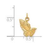 14k Praying Hands Charm - Image 3
