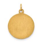 14k Polished and Satin Solid Infant of Prague Medal Round Charm - Image 4