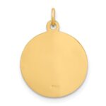 14k Polished and Satin Solid CONFIRMATION with Cross Charm - Image 4