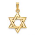 14k Star of David Pendant
