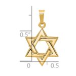 14k Star of David Pendant - Image 3