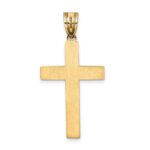 14K Laser Designed Cross Pendant - Image 4