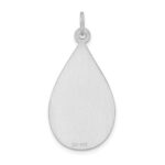 Sterling Silver Rhodium-plated Medical Jewelry Pendant - Image 3