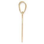 14k Infinity FOREVER Laser Cut Charm Heart Pendant - Image 2