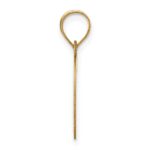 14k Polished Letter G Initial Pendant - Image 2