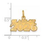 14k Polished CLASS OF 2026 Charm - Image 4