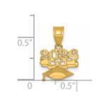 14K Graduation Cap and Diploma 2026 Charm - Image 4