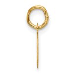 14K Small Script Letter G Initial Charm - Image 2