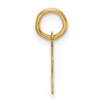 14K Small Script Letter I Initial Charm - Image 2