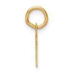 14K Small Script Letter R Initial Charm - Image 2