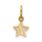 14K Polished Mother of Pearl Star Pendant - Image 3