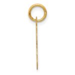 14KY Script Letter K Initial Charm - Image 2