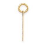 14KY Script Letter U Initial Charm - Image 2