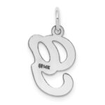 14KW White Gold Script Letter G Initial Charm - Image 4