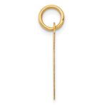 14K Medium Fancy Script Letter G Initial Charm - Image 2