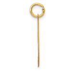 14K Medium Fancy Script Letter I Initial Charm - Image 2