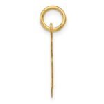 14K Medium Fancy Script Letter K Initial Charm - Image 2