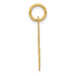 14k Large Fancy Script Letter C Initial Charm - Image 2