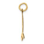 14k Large Script Letter L Initial Charm - Image 2