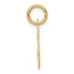 14k Small Block Letter J Initial Charm - Image 2