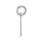 14KW Small Block Letter D Initial Charm - Image 2