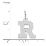 14KW Small Block Letter R Initial Charm - Image 3