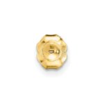 14k 1/10 carat Lab Grown Diamond VS+ F+ Round Complete Three Prong Stud Earrings - Image 4