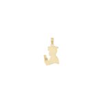 10k Polished Male Graduation Profile Charm - Image 4